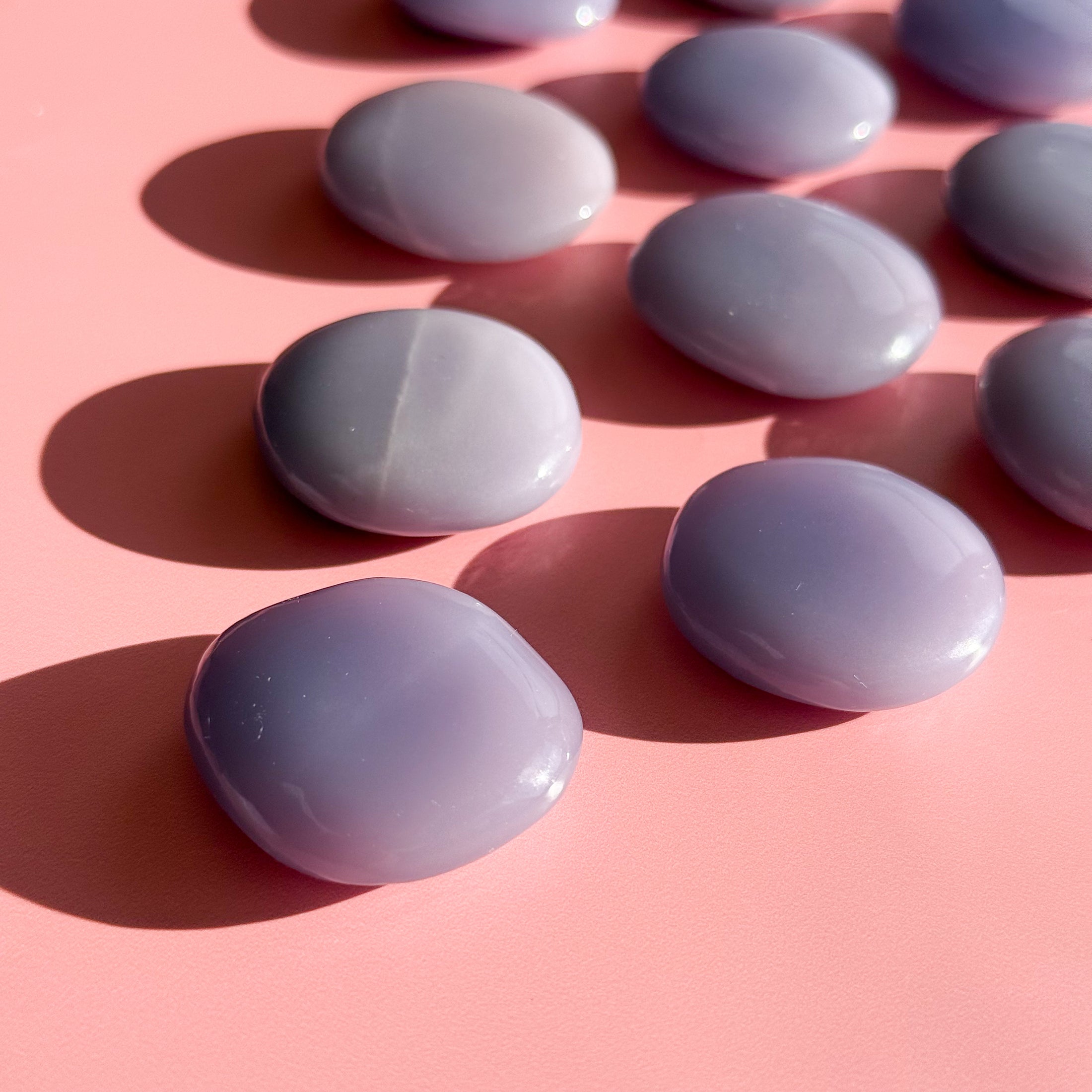 Lavender Fluorite Mini Flat Tumble