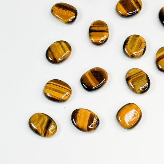 Tiger Eye Mini Flat Stone
