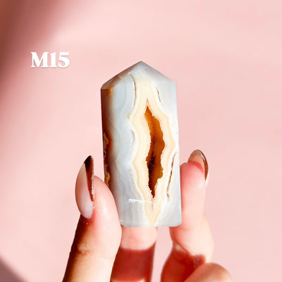 Agate Geode Mini Tower