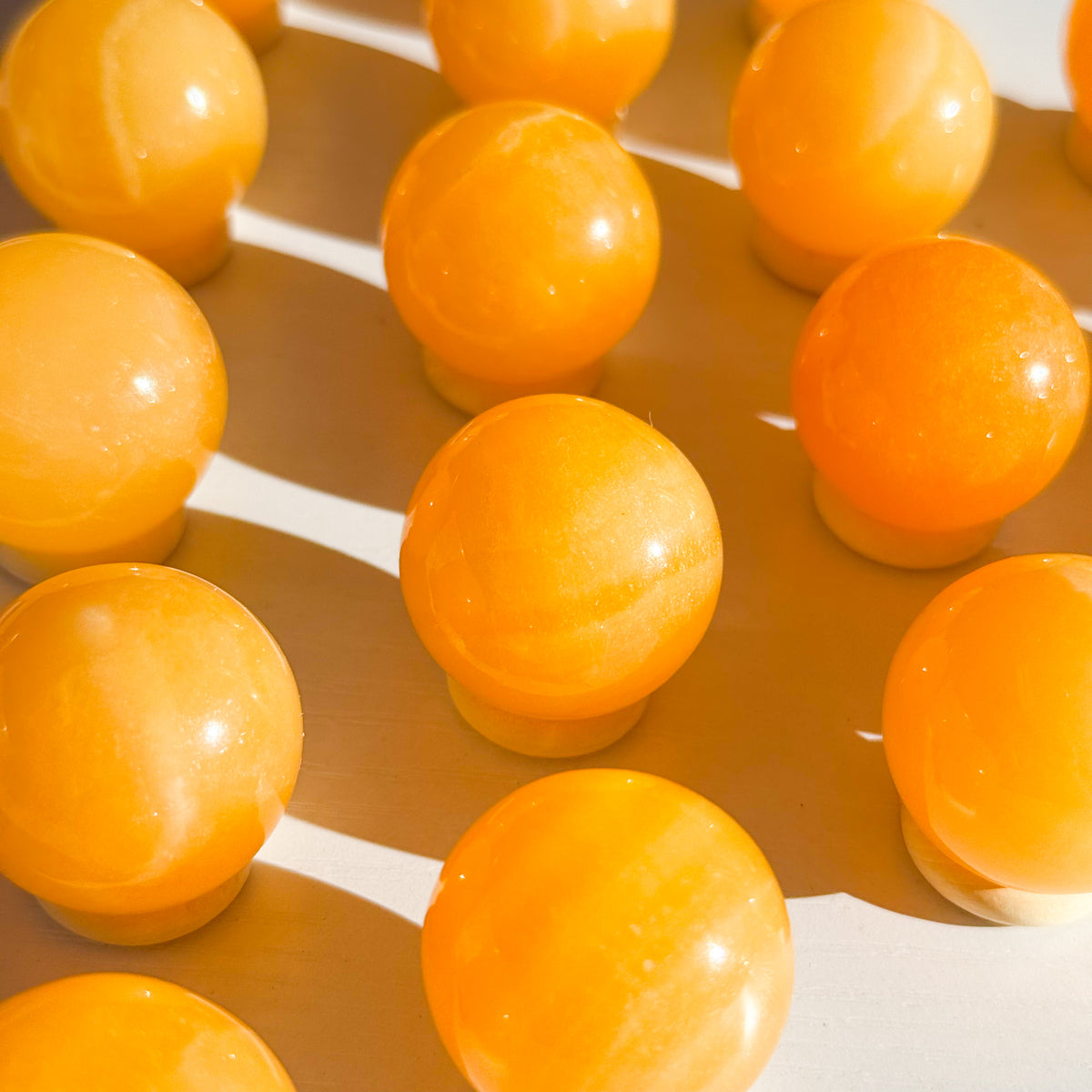 Orange Calcite Sphere