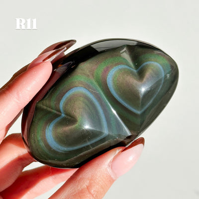 Rainbow Obsidian Carvings
