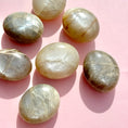 Load image into Gallery viewer, Peach Moonstone Pebble Palmstone
