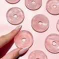 Load image into Gallery viewer, Rose Quartz Donut
