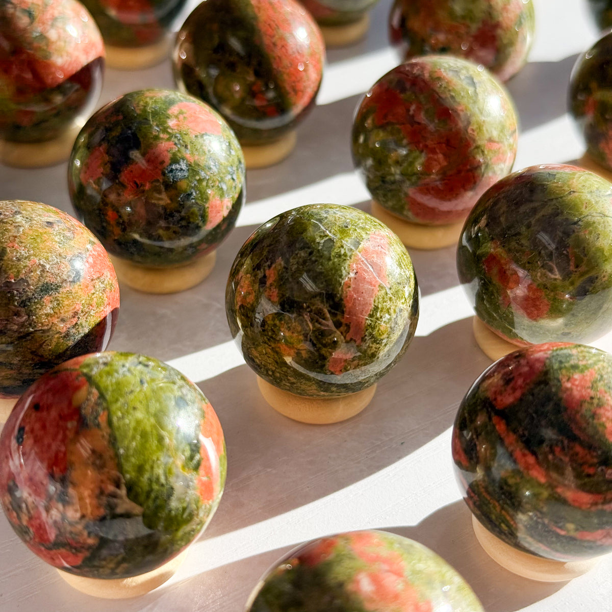 Unakite Sphere