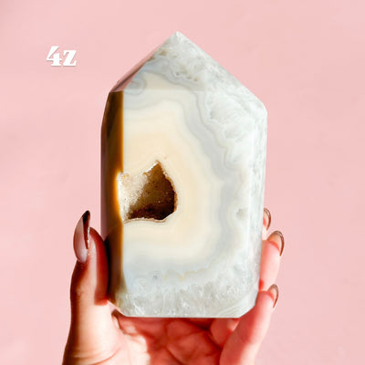Agate Geode Tower