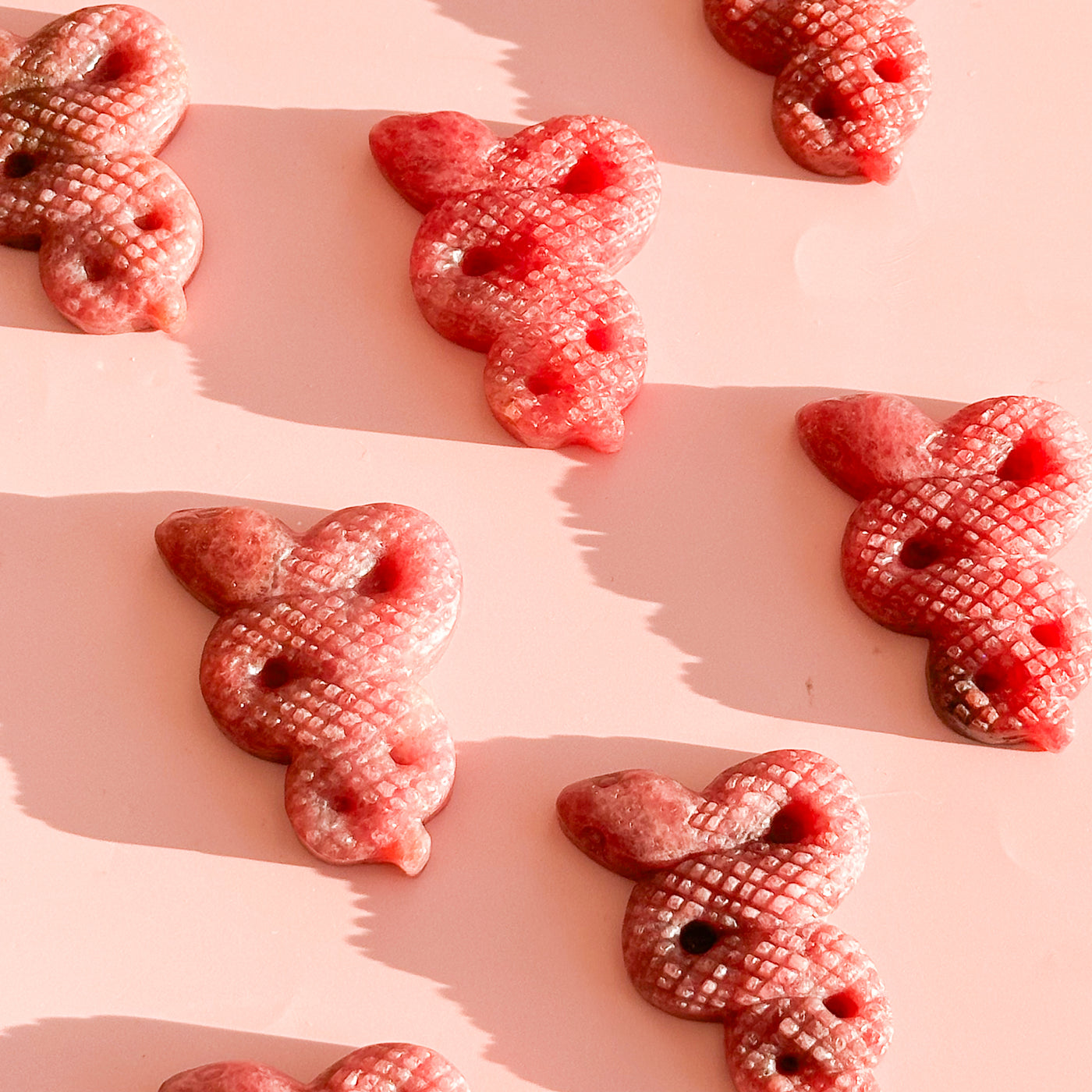 Rhodonite Snake