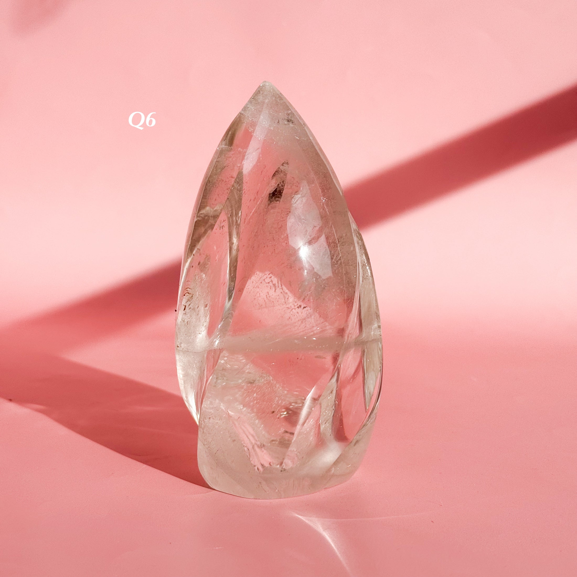 Medium Clear Quartz Flame