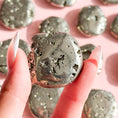 Load image into Gallery viewer, Druzy Pyrite Mini Flat Tumble
