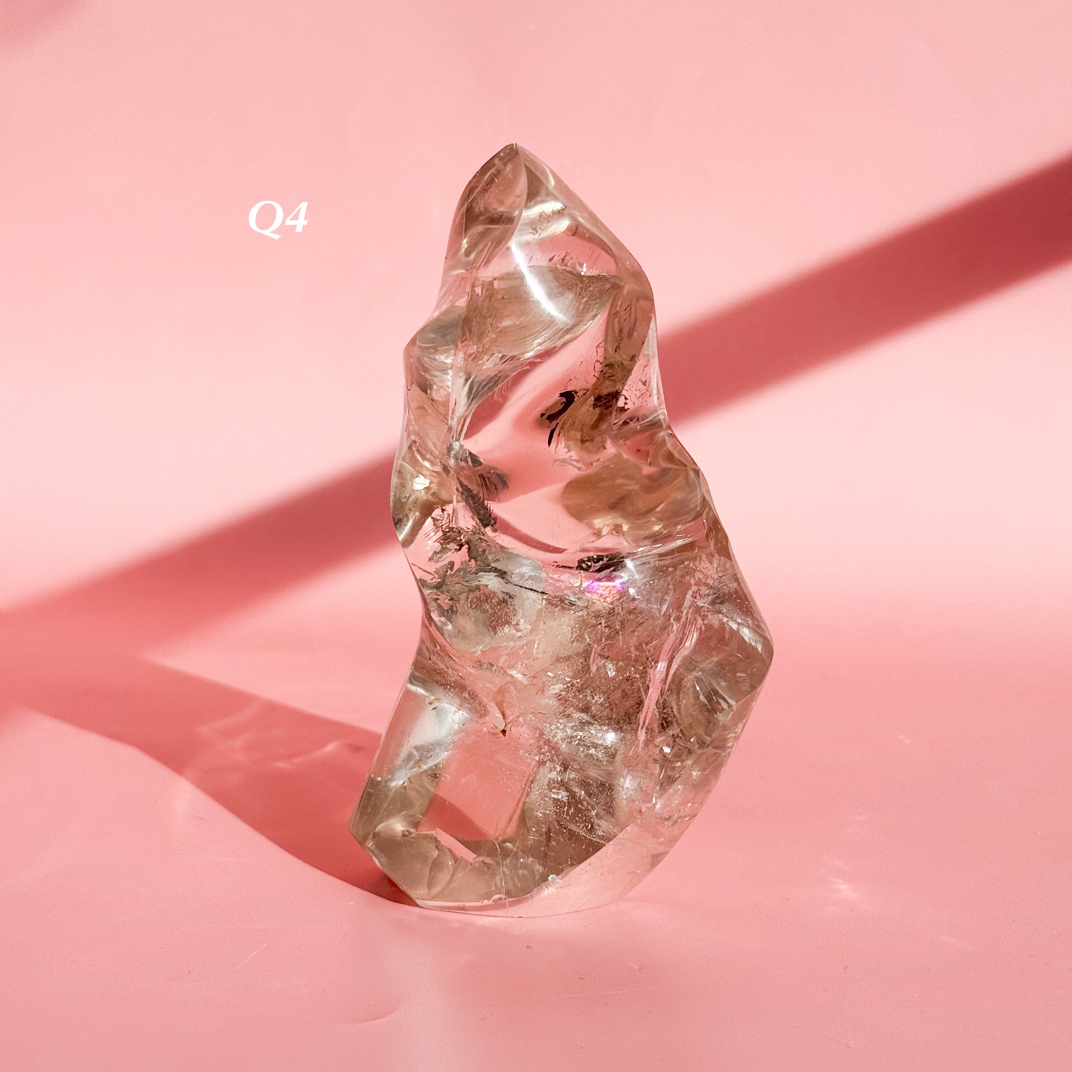 Medium Clear Quartz Flame