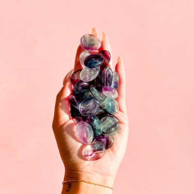 Fluorite Mini Flat Tumble