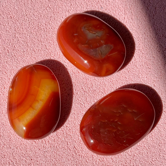 Carnelian Palmstone