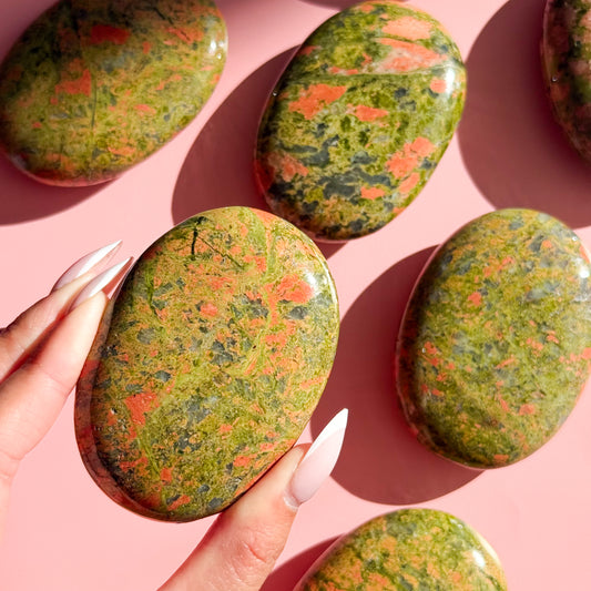 Unakite Palmstone