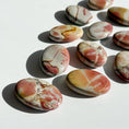 Load image into Gallery viewer, Pink Polychrome Jasper Palmstone
