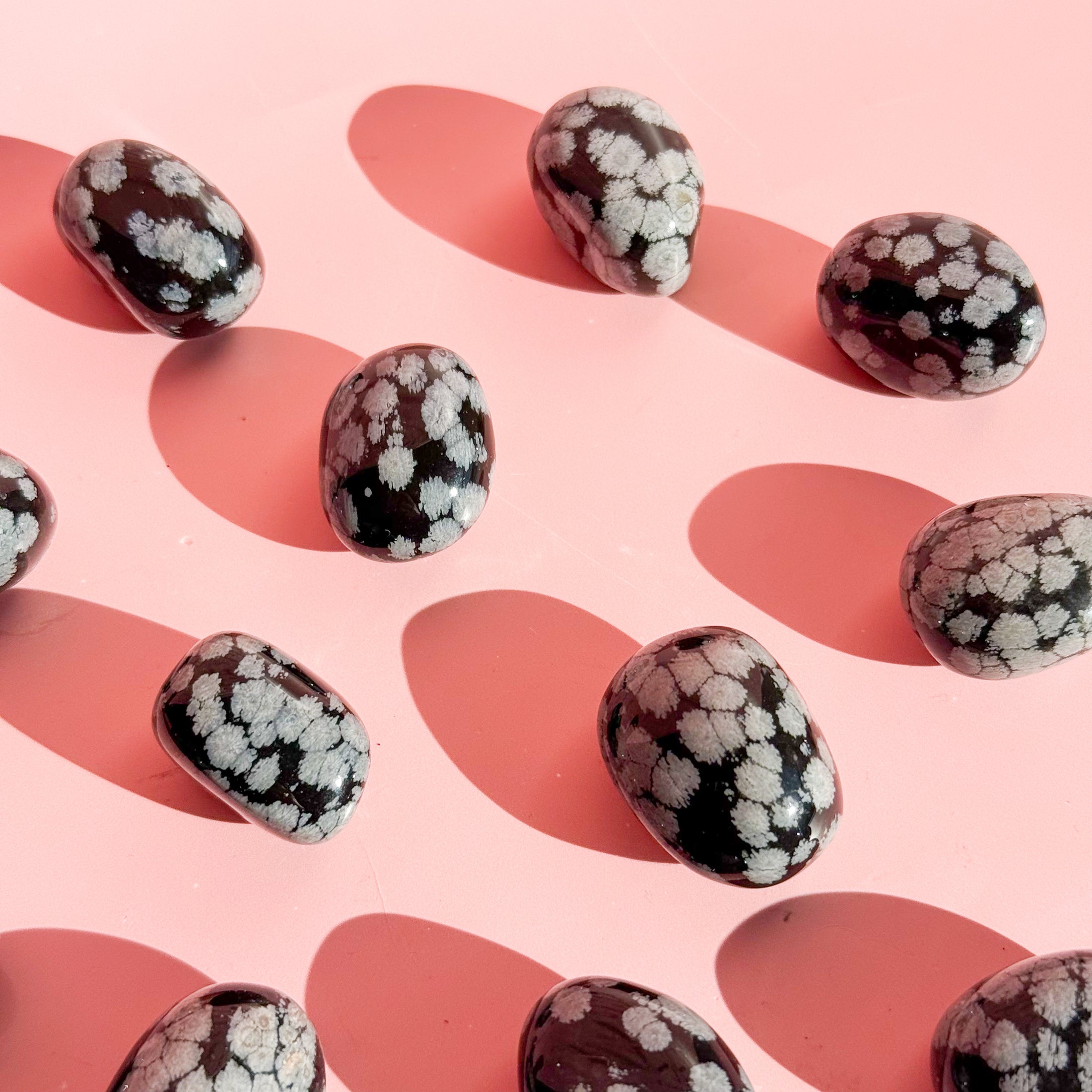 Snowflake Obsidian Tumble