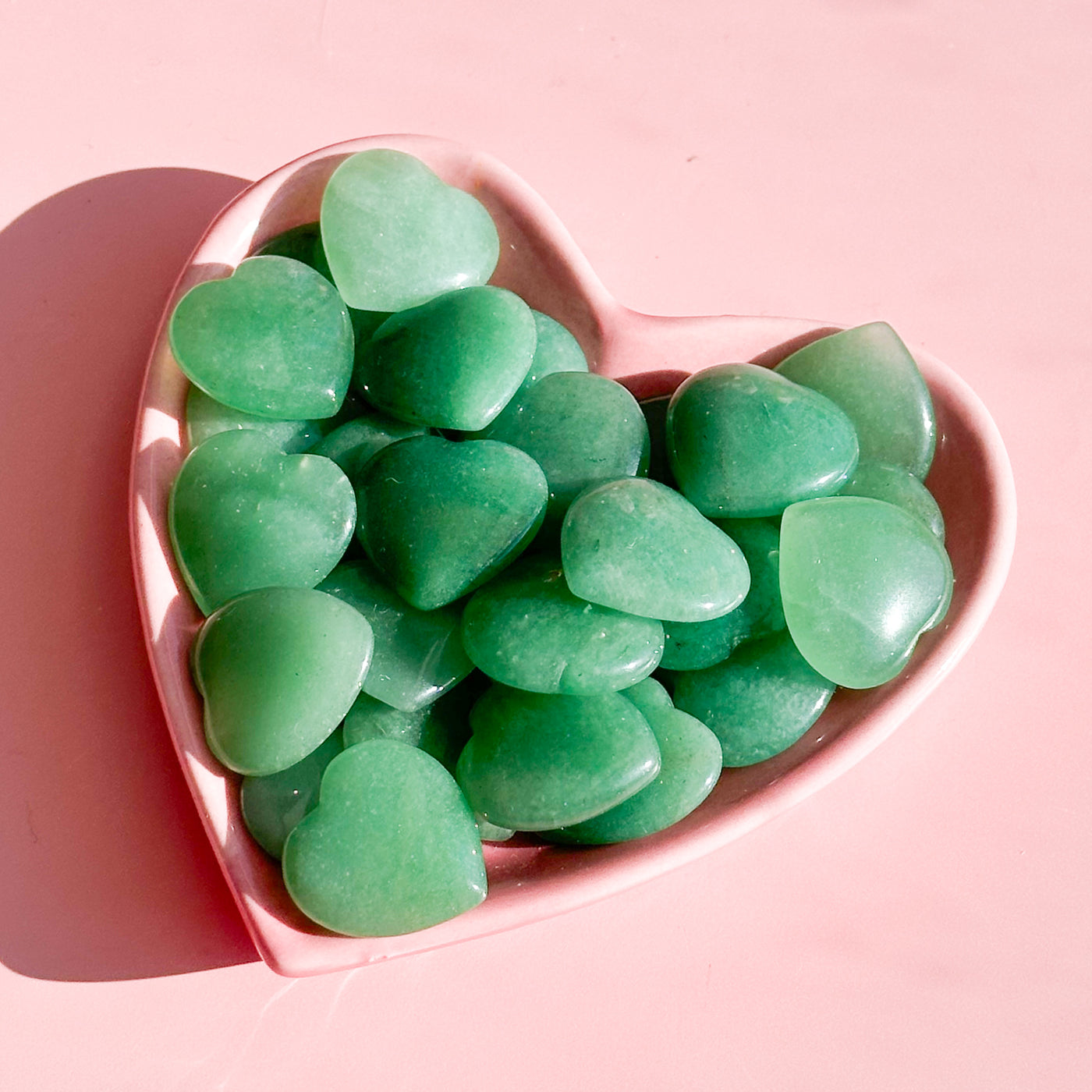 Green Aventurine Mini Heart