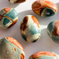 Load image into Gallery viewer, Polychrome Jasper Pebble Palmstone
