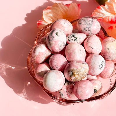 Rhodonite from Peru Tumble