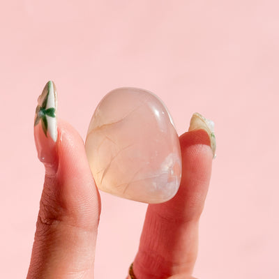 Pink Agate Tumble