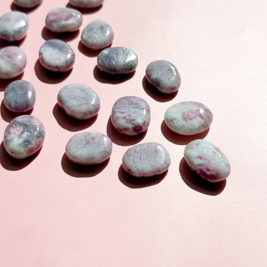 Pink Tourmaline Mini Flat Tumble