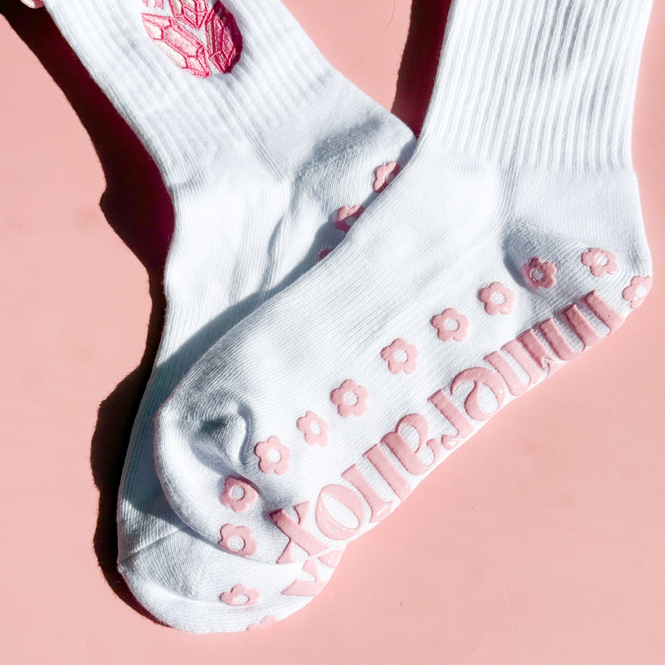 Crystal Pilates Grip Sock