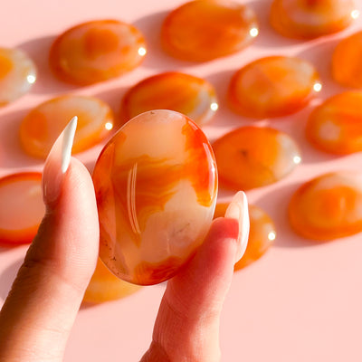 Carnelian Flat Stone