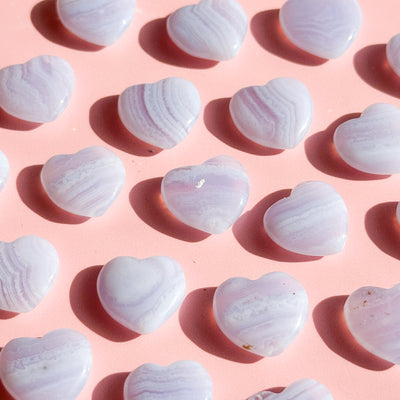Blue Lace Agate Mini Heart