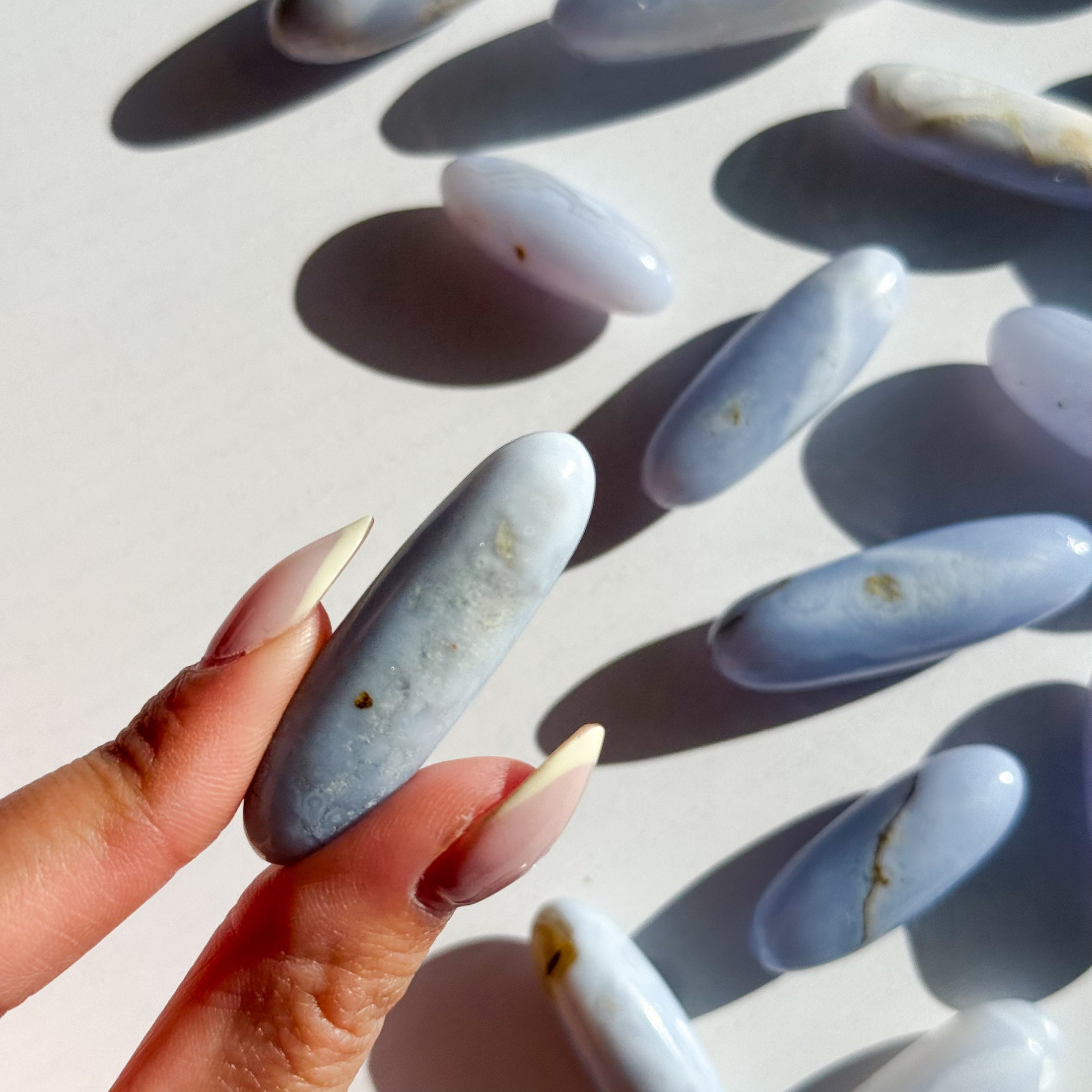 Blue Lace Agate Mini Lingam