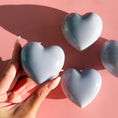 Load image into Gallery viewer, Lavender Fluorite Puffy Heart
