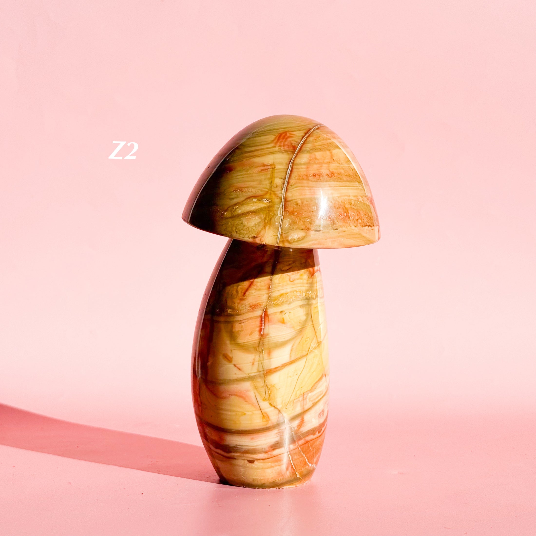 Polychrome Jasper Large Mushroom