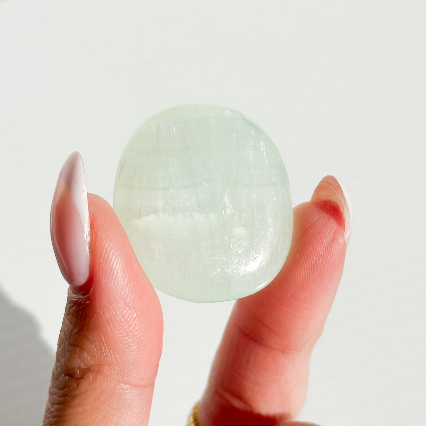 Pistachio Calcite Mini Flat Stone