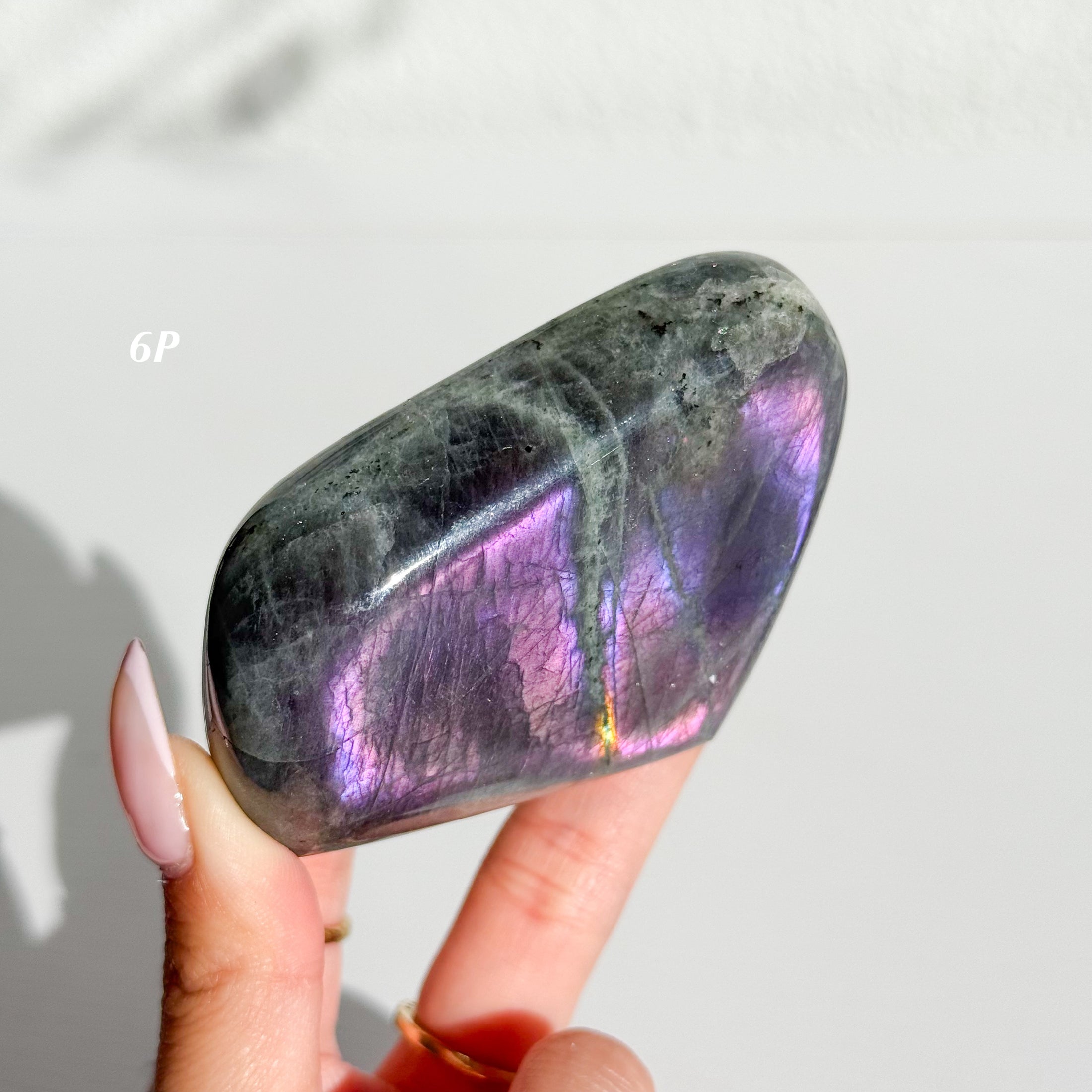Labradorite Freeform - Purple Flash