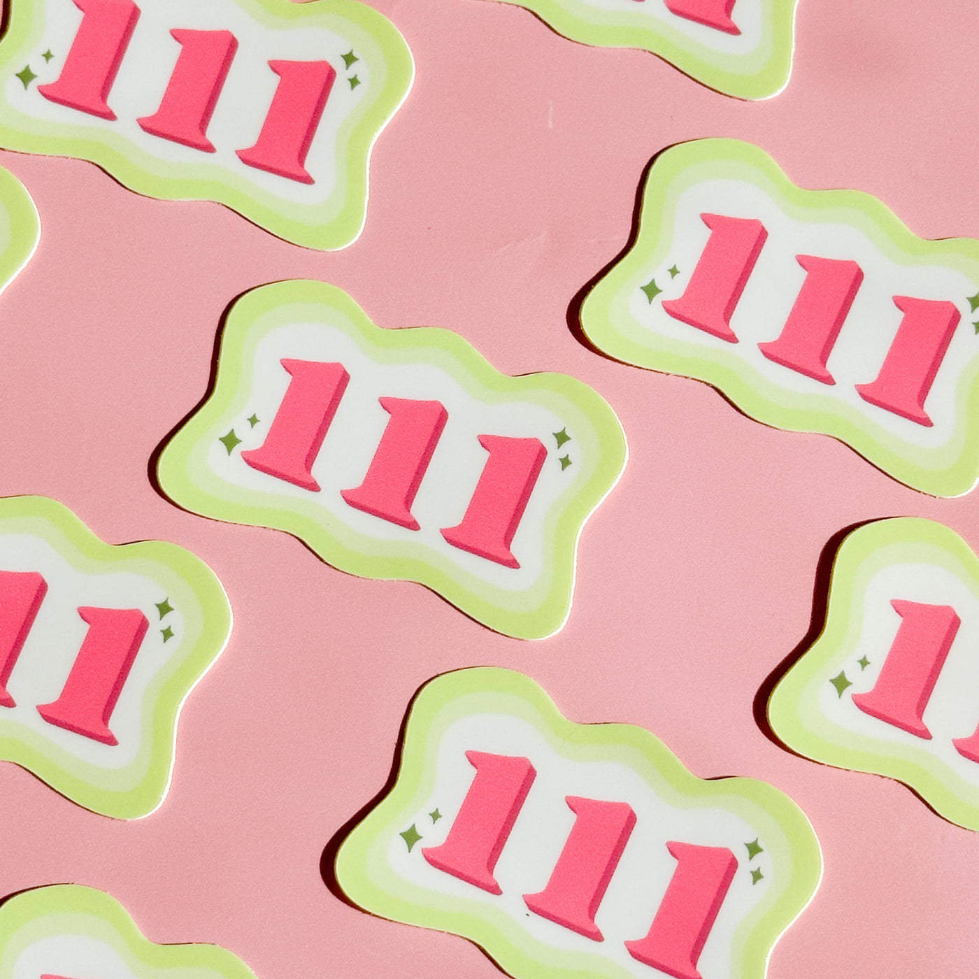 “111” Sticker