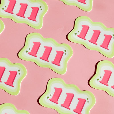 “111” Sticker