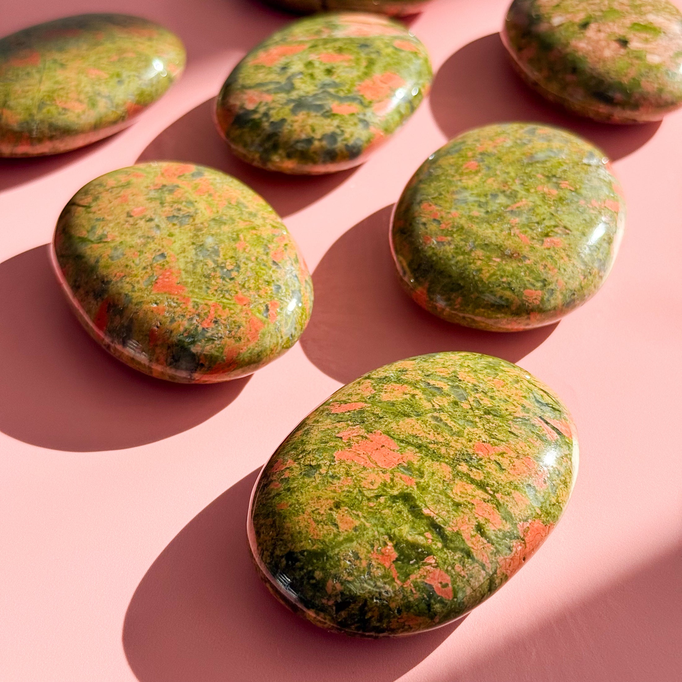 Unakite Palmstone