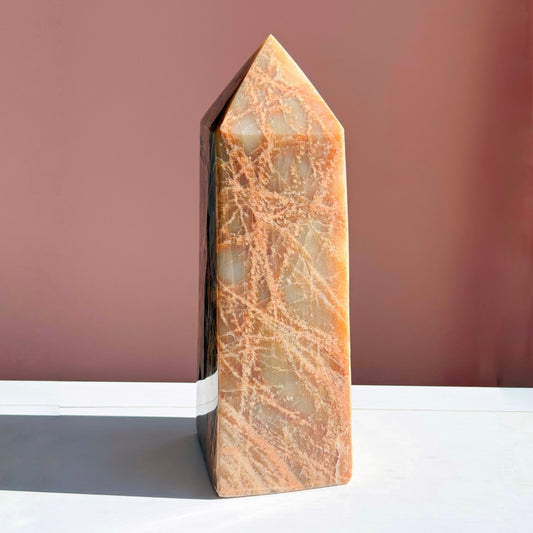 Peach Moonstone XXL Tower