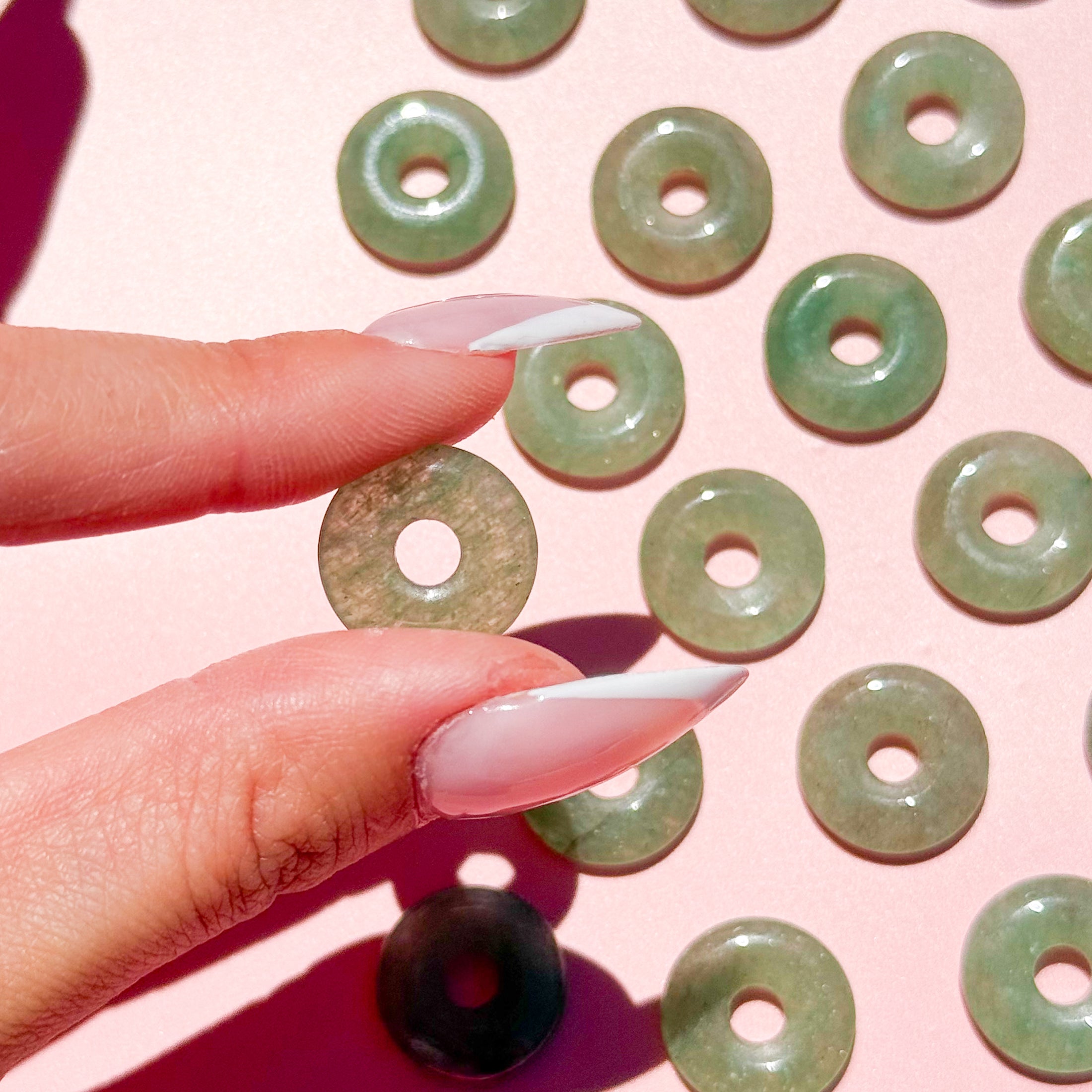 Green Aventurine Mini Donut