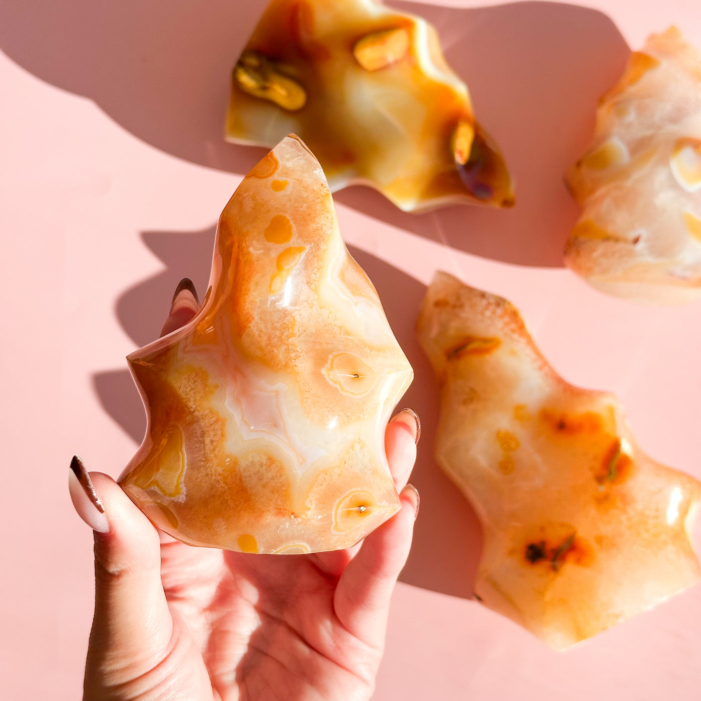 Carnelian Agate Flame