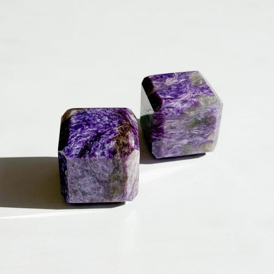 Charoite Cube