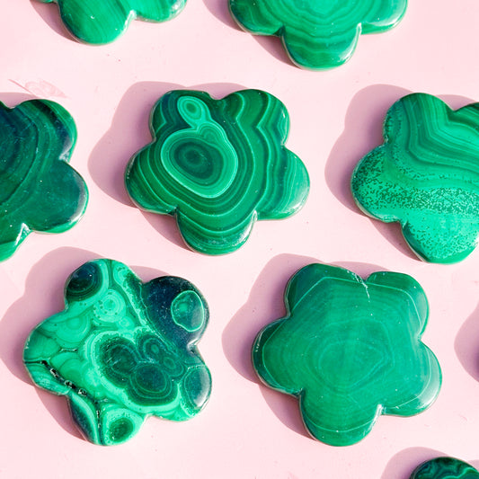 Malachite Petal Stone