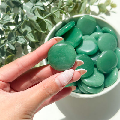 Green Aventurine Mini Flat Stone