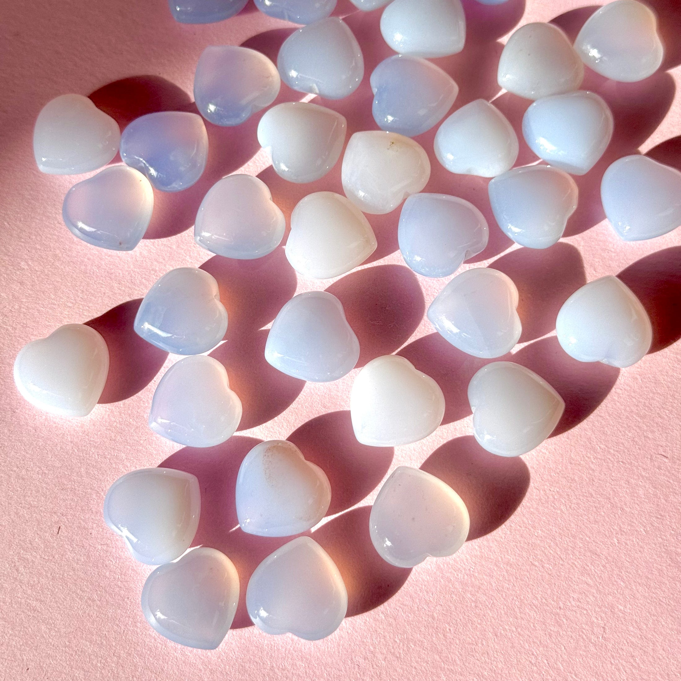 Blue Chalcedony Mini Heart