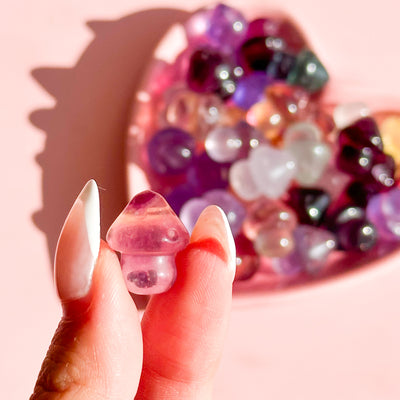 Fluorite Mini Mushroom