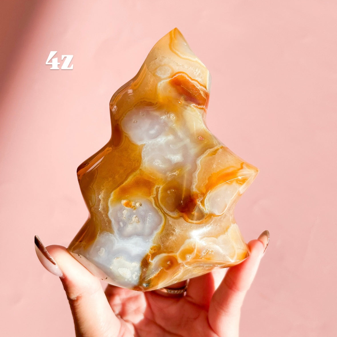 Carnelian Agate Flame