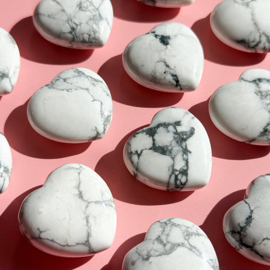 Howlite Small Heart