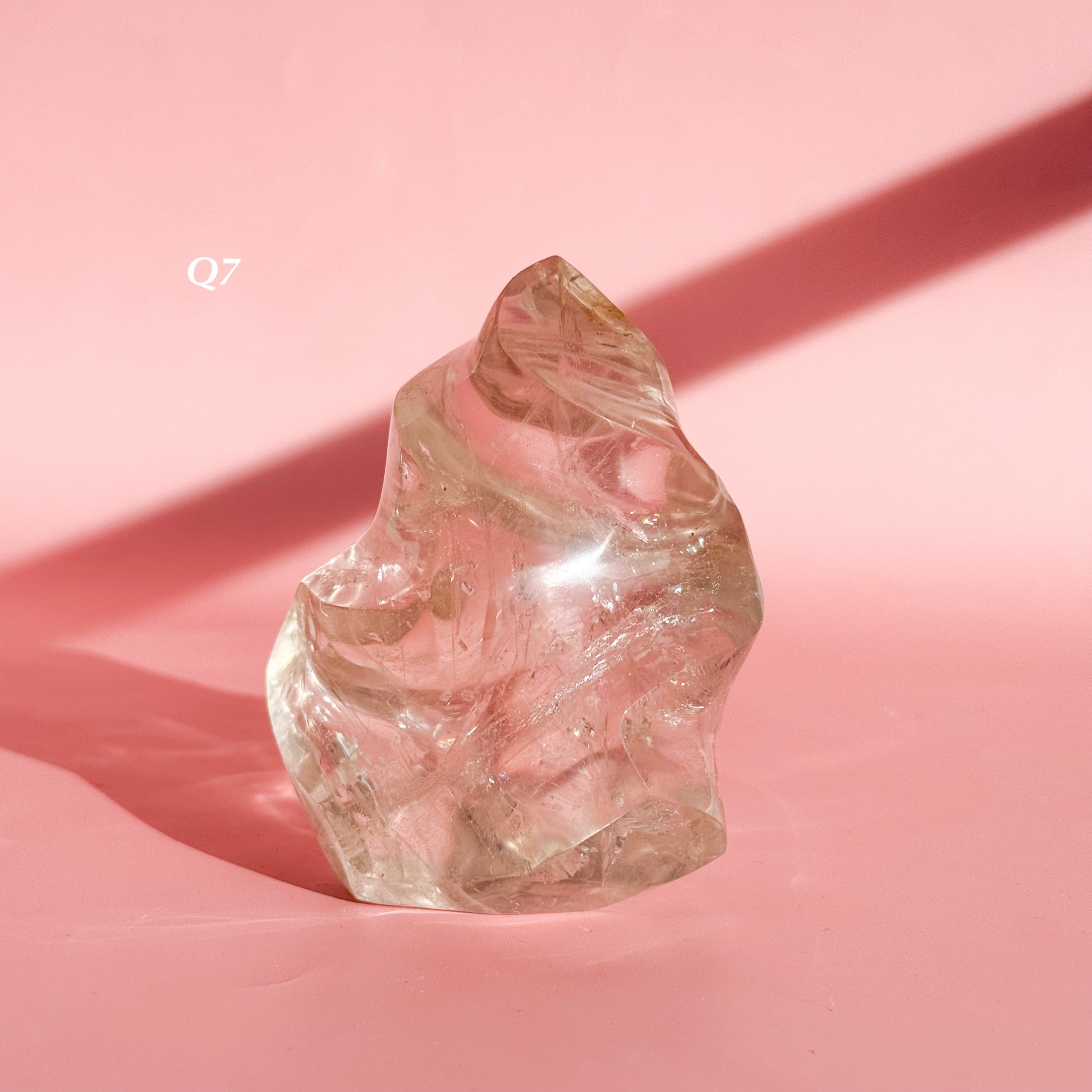 Medium Clear Quartz Flame