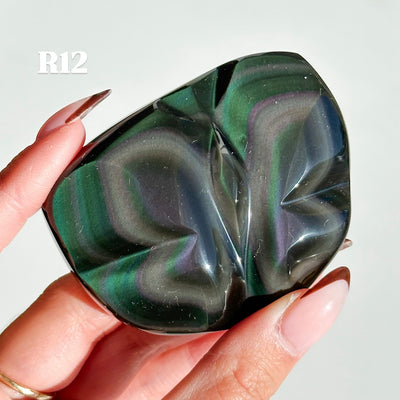 Rainbow Obsidian Carvings