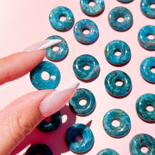 Blue Apatite Mini Donut