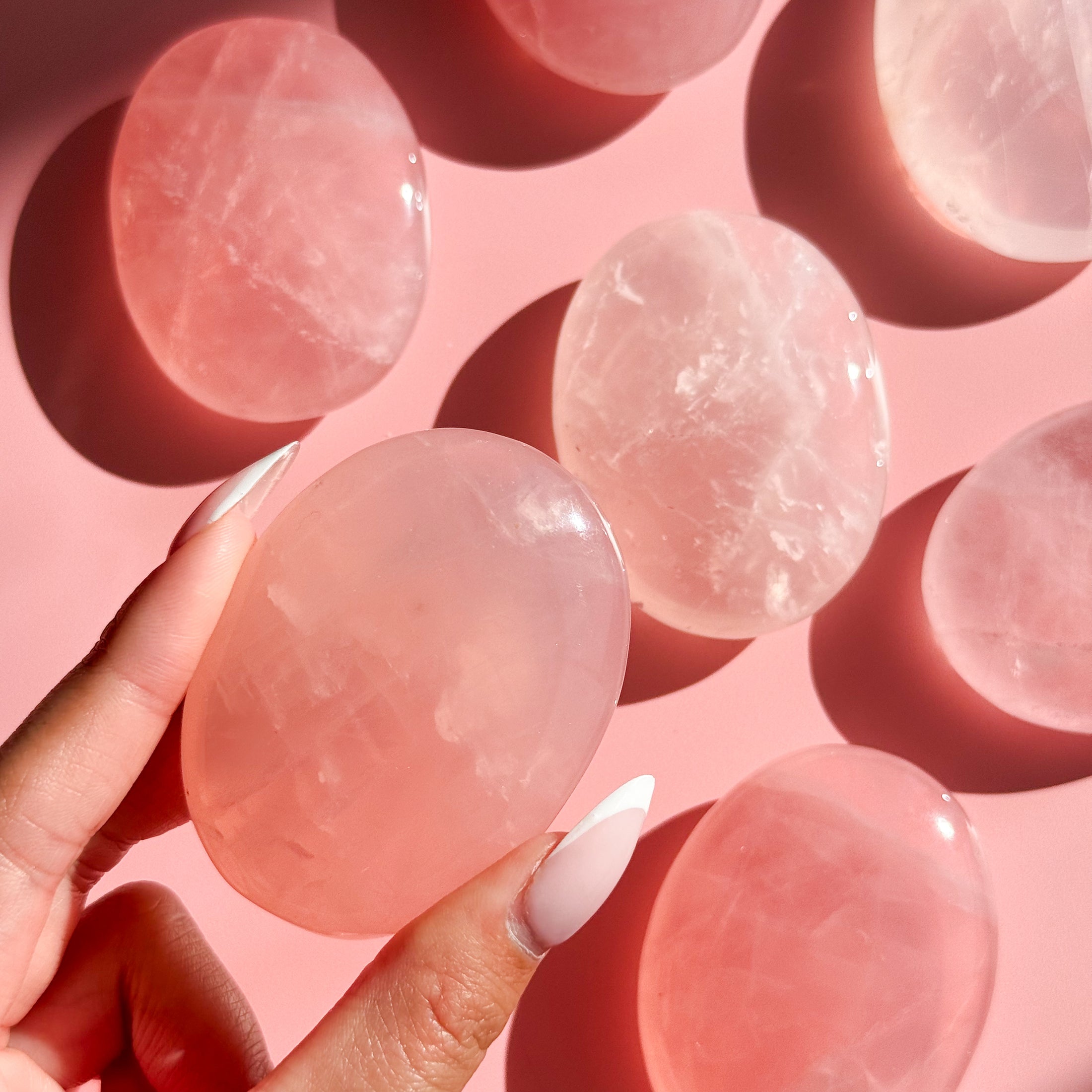 Rose Quartz Palmstone