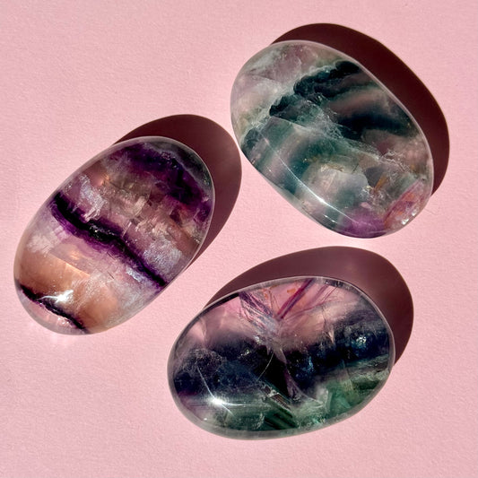 Rainbow Fluorite Palmstone