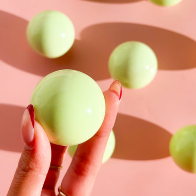 Lemon Chrysoprase Sphere
